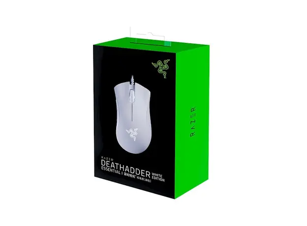 მაუსი Razer Mouse DeathAdder Essential Ed., White LED, USB-A, white, 6 image