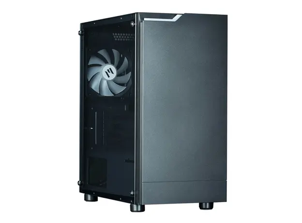 კომპიუტერის ქეისი Zalman PC case T4 Plus without PSU, 2xUSB3.0, 1xUSB2.0, 1x120mm ARGB, VGA 320mm, TG Side Panel, mATX, black, 4 image