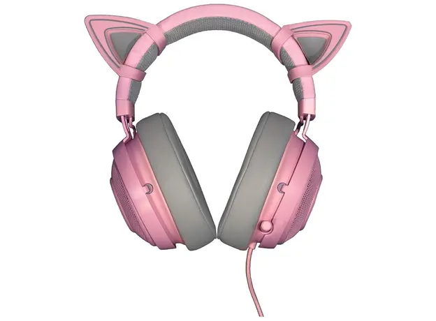 ყურსასმენის აქსესუარი Kitty Ears for Razer Kraken - Quartz Edition (RC21-01140300-W3M1), 3 image