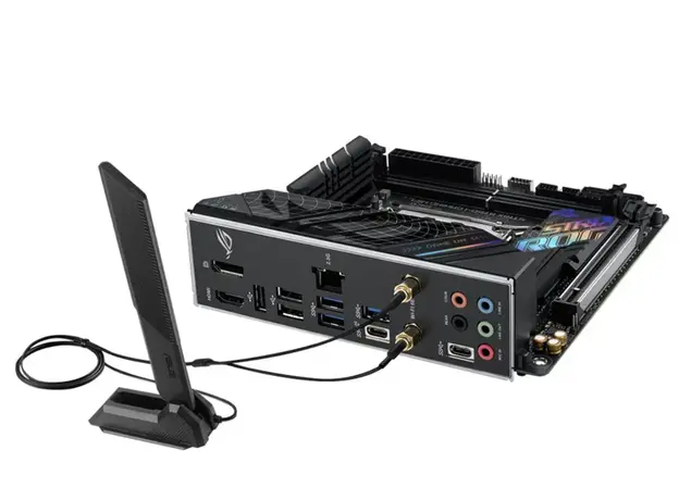 დედა დაფა ASUS ROG STRIX B760-I GAMING WIFI s1700 B760 2xDDR5 M.2 HDMI DP Wi-Fi BT mITX, 8 image