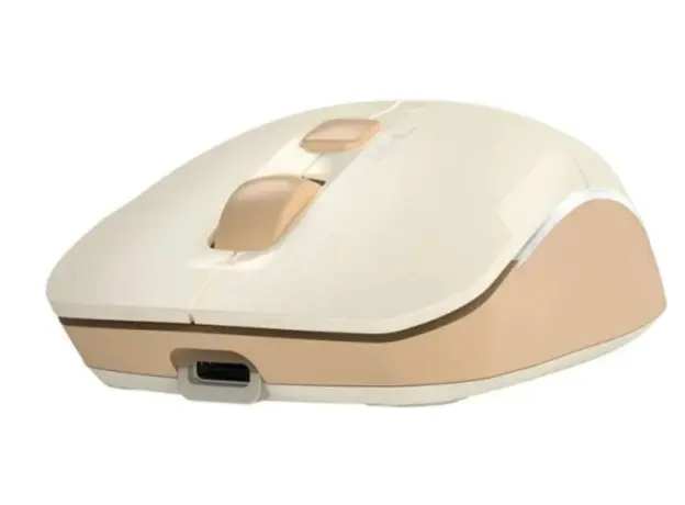 მაუსი A4Tech Fstyler FB26CS Air2 Bluetooth & 2.4G Wireless Mouse Cafe Latte, 5 image