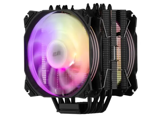 ქულერი 2E 2E-AC120D6-ARGB Air Cool, 120mm, 1700rpm, Cooler, Black, 2 image