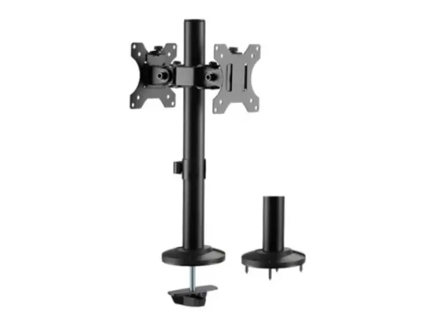 მონიტორის საკიდი Logilink BP0109 Dual Monitor mount 17"-32" steel, 3 image