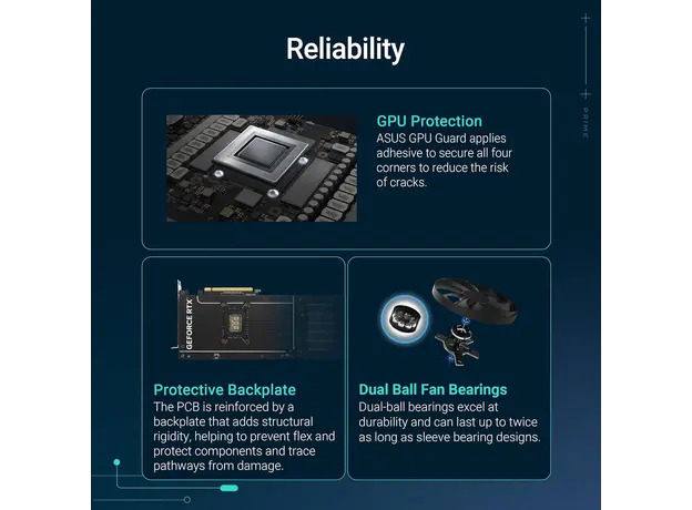 ვიდეო დაფა ASUS GeForce RTX 5080 16GB GDDR7 OC PRIME-RTX5080-O16G, 3 image