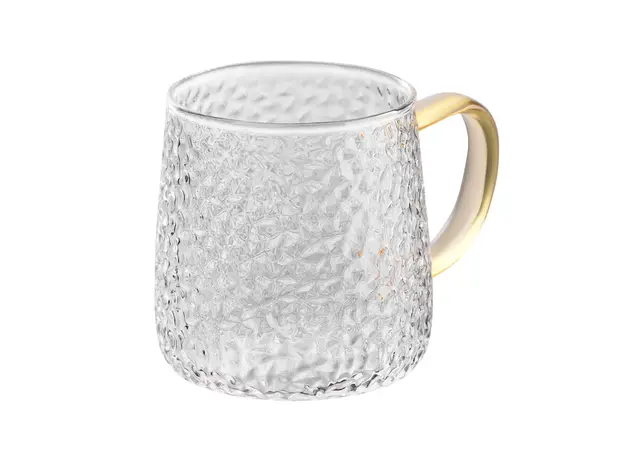 ჭიქების ნაკრები Ardesto Set of cups  Dew, 350ml, 4pcs, borosilicate glass, transparent