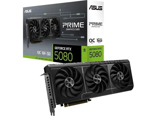 ვიდეო დაფა ASUS GeForce RTX 5080 16GB GDDR7 OC PRIME-RTX5080-O16G
