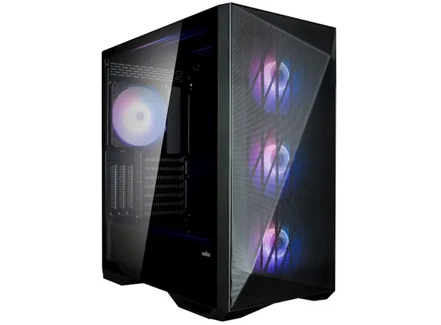 ქეისი Zalman PC case Z9 Iceberg MS without PSU, 2xUSB3.0, 2xUSB2.0, 1xUSB 3.1 Gen2 Type-C, 4x140mm ARGB, VGA 390mm, LCS ready, TG Side Panel, EATX, black, 3 image