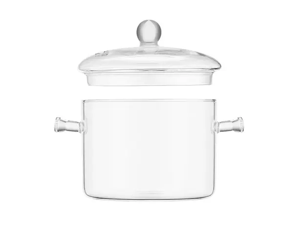 ქვაბი Ardesto Casserole Black Mars, 2l, borosilicate glass, 4 image