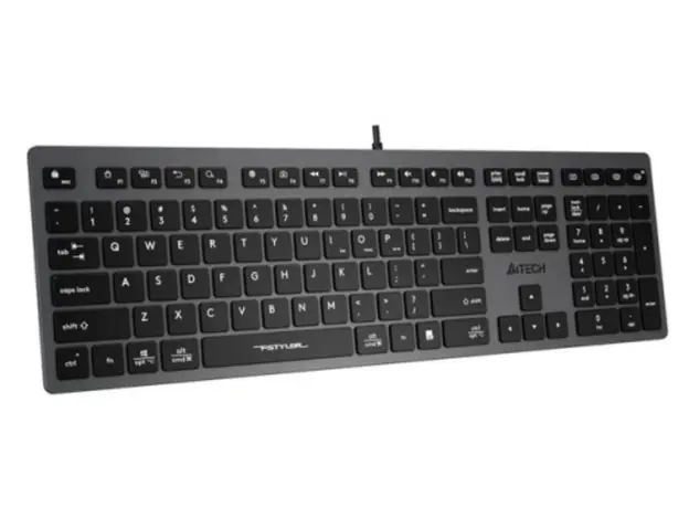 კლავიატურა A4Tech Fstyler FX50 Scissor Switch Keyboard EN/RU layout White, 3 image
