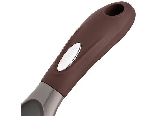 ბოსტნეულის სათლელი Ardesto Peeler Gemini, 19.5cm, stainless steel, nylon, gray-brown, 6 image