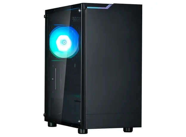 კომპიუტერის ქეისი Zalman PC case T4 Plus without PSU, 2xUSB3.0, 1xUSB2.0, 1x120mm ARGB, VGA 320mm, TG Side Panel, mATX, black
