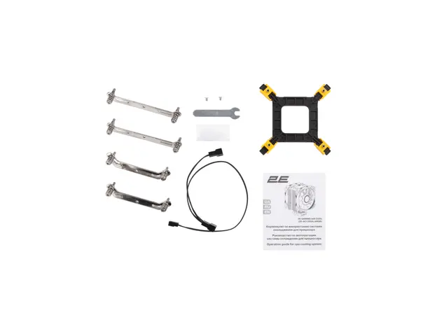 ქულერი 2E 2E-AC120D6-ARGB Air Cool, 120mm, 1700rpm, Cooler, Black, 3 image