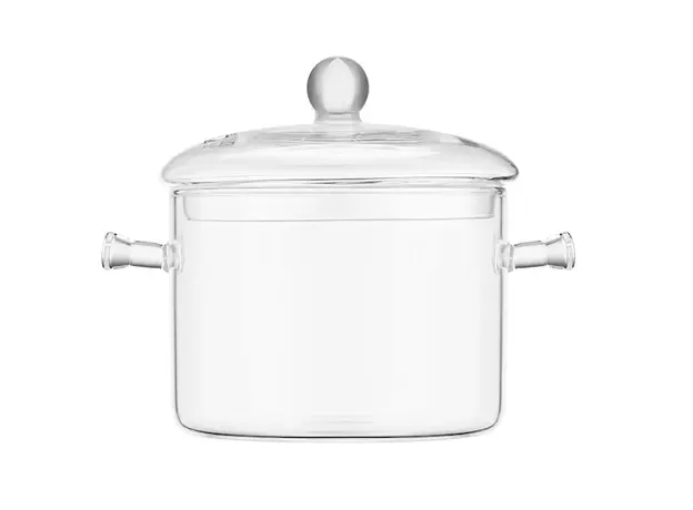 ქვაბი Ardesto Casserole Black Mars, 2l, borosilicate glass