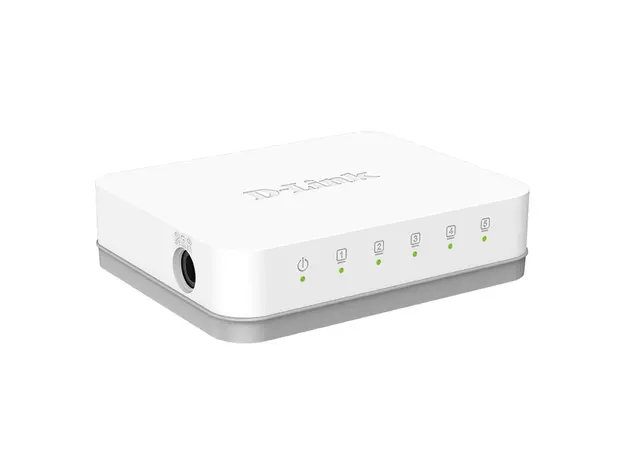სვიჩი D-Link DGS-1005A/G1A, 5-Port Gigabit, Switch, White, 4 image