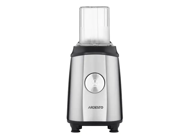 ბლენდერი Ardesto Blender for smoothies BG-F350, 350W, 2in1, bottle-600ml, bottle-300ml, coffee grinder, black+silver, 6 image