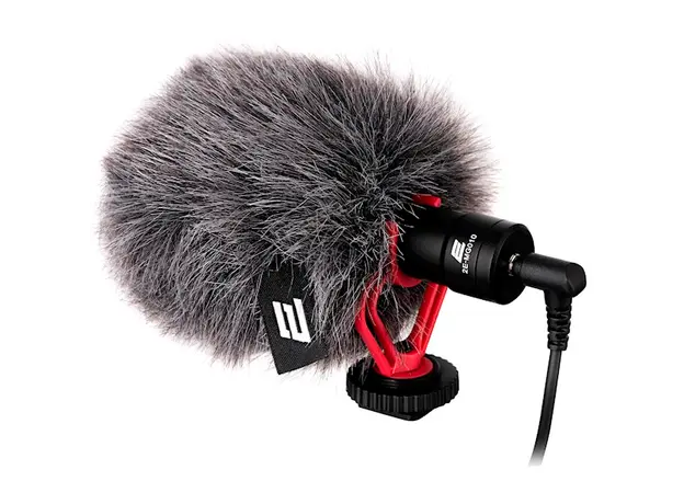 მიკროფონი 2E 2E-MG010 Shoutgun, 3.5mm, Microphone, Black, 2 image