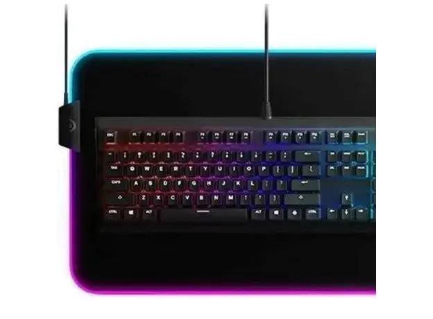 მაუსპადი SteelSeries Mouse Pad QcK Prism Cloth RGB XL (250x210x3mm), black, 3 image