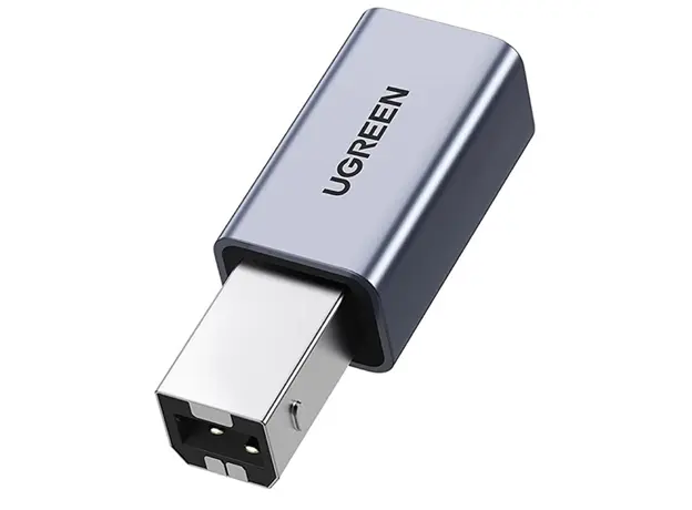 USB ადაპტერი UGREEN US382 (20120), USB-B To USB-C, Adapter, Grey, 2 image