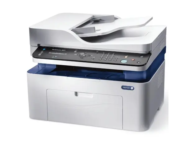 პრინტერი Xerox WorkCentre 3025V/NI, ADF, A4. Wi-Fi, White, 4 image