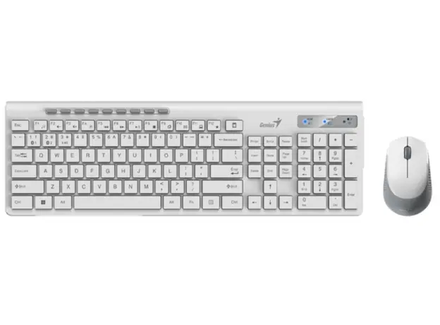 კლავიატურა Genius SlimStar 8230 Wireless Bluetooth Combo White
