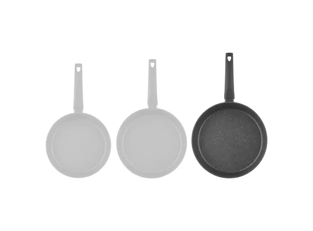 ტაფა Ardesto Deep Fry pan with lid Gemini Gourmet Viareggio, 28cm, aluminium, black, 8 image