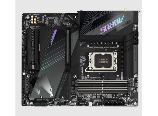 დედა დაფა GIGABYTE Z790 A PRO X WIFI7 s1700 Z790 4xDDR5 M.2 Wi-Fi ATX, 5 image