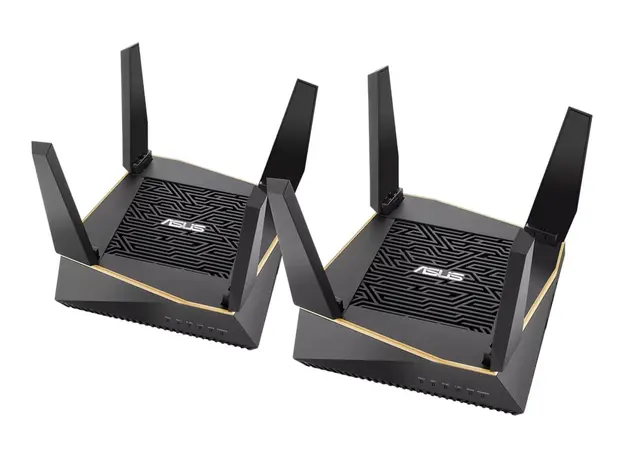 Wi-Fi როუტერი Asus RT-AX92U(2-PK) 2 Pack Performance Mesh Tri-Band 802.11 AX6100 Wi-Fi Router | 90IG04P0-MU2020