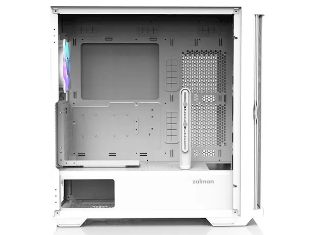 ქეისი Zalman PC case Z10 Duo without PSU, 2xUSB3.0, 1xUSB Type-C, 3x140mm ARGB, 1x120mm ARGB, VGA 395mm, LCS ready, TG Side Panel, EATX, black, 5 image