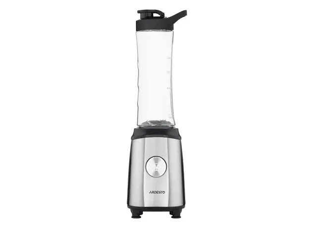 ბლენდერი Ardesto Blender for smoothies BG-F350, 350W, 2in1, bottle-600ml, bottle-300ml, coffee grinder, black+silver, 5 image