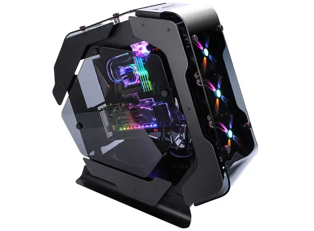 კომპიუტერის ქეისი Zalman PC case Z-MACHINE 500 without PSU, 2xUSB3.0, 2xUSB2.0, 1xUSB 3.1 Type-C, 5x120mm ARGB, VGA 400mm, LCS ready, TG Side Panel, ATX, black