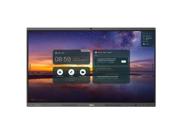 ინტერაქტიული ეკრანი Vivitek NovoTouch BK652IW, 65", RAM 4GB, 32GB, Smart Board, Black/Grey + PC Module i5-12450H, 8GB, 256GB SSD, Webcam and microphon, 2 image