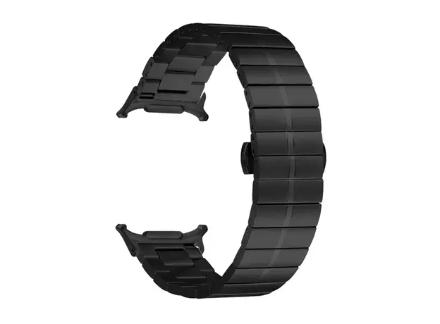 სმარტ საათის სამაჯური TVC KALEBOL For Samsung Galaxy Watch Ultra 47mm Stylish Stainless Steel Watch Band Wrist Strap - Black, 2 image