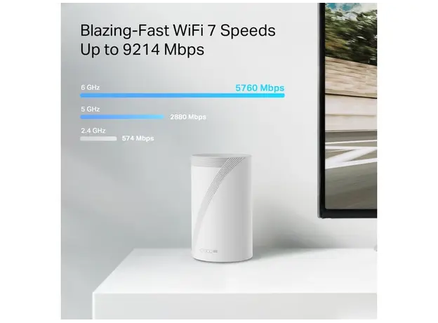 Wi-Fi როუტერი TP-link BE65-5G(1-pack) 5G BE9300 Whole Home Mesh Wi-Fi 7 Gateway, 7 image