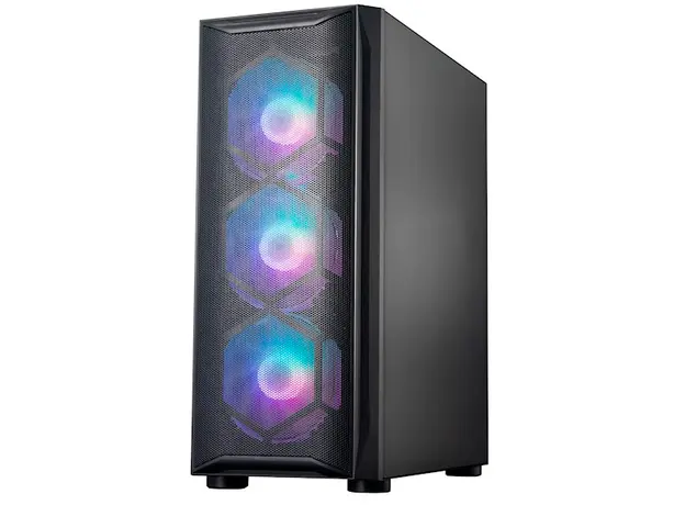 ქეისი ALLX AX-G1944, Computer Case, ATX, MATX, USB 3.0x1, USB 1.0x2, AUDIO, Black, 4 image