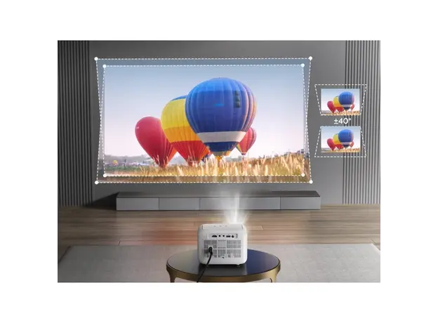 პროექტორი Yaber L1 Home Cinema, LCD Projector, 1280x720, 400lm, White, 5 image