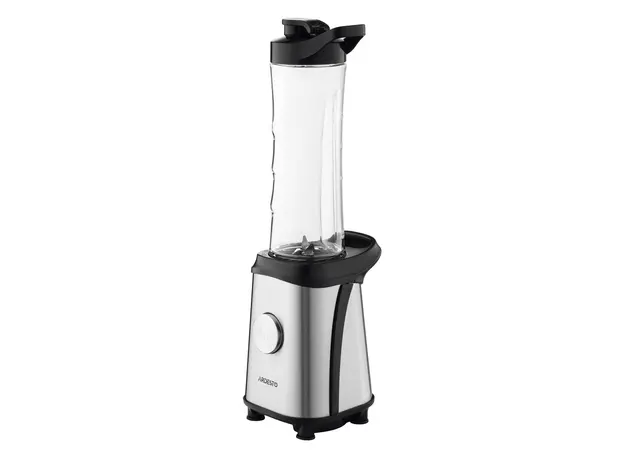 ბლენდერი Ardesto Blender for smoothies BG-F350, 350W, 2in1, bottle-600ml, bottle-300ml, coffee grinder, black+silver, 9 image