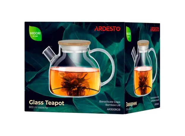 მინის ჩაიდანი ARDESTO AR3008GB, 4 image