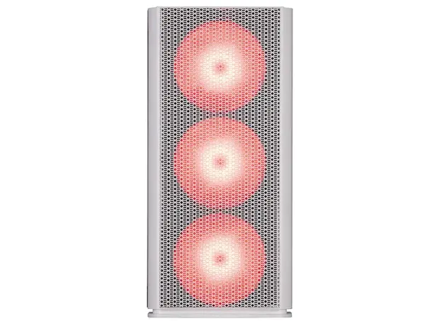 ქეისი 2E 2E-GI01W Vertex, Computer Case, Large MidT, ATX, E-ATX, micro-ATX, mini-ITX, USB 3.0, USB Type-C, 2xUSB 2.0, White, 3 image