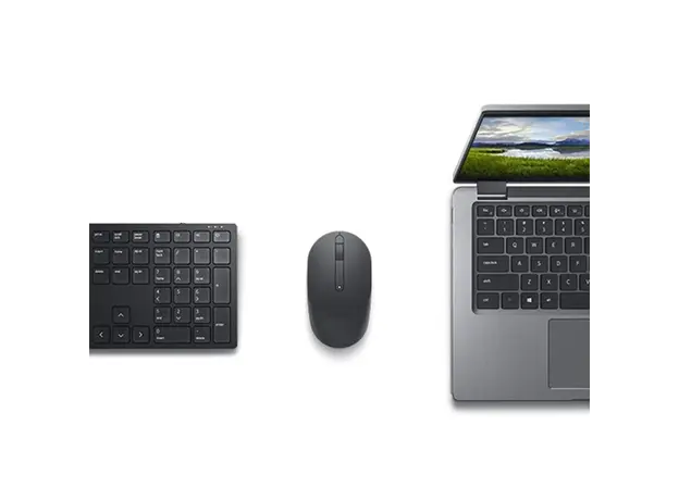 კლავიატურა და მაუსი DELL Pro Wireless Keyboard and Mouse - KM5221W - Russian (QWERTY) - Black, 4 image