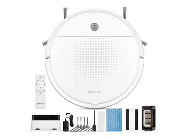მტვერსასრუტი Sencor SRV 1550WH Robotic Vacuum Cleaner - White