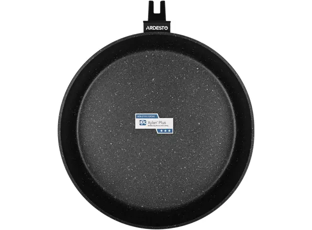 ტაფა Ardesto Deep Fry pan with removable handle Gemini Bari, 28cm, aluminium, black, 4 image