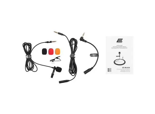 მიკროფონი 2E Lavalier Microphone ML020 3.5mm, 6 image