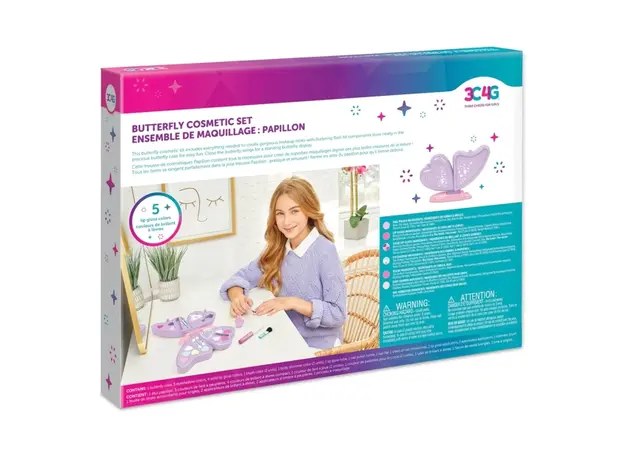 საბავშვო კოსმეტიკის ნაკრები Make It Real 10058MR 3C4G, Butterfly, 6 image