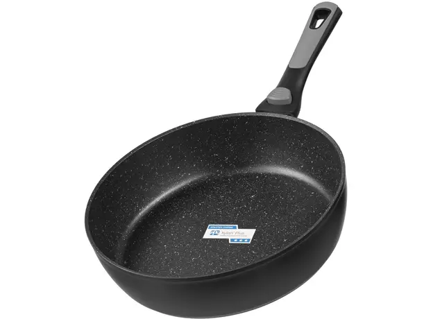 ტაფა Ardesto Deep Fry pan with removable handle Gemini Bari, 28cm, aluminium, black, 5 image