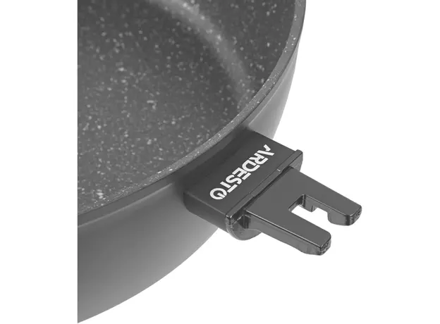 ტაფა Ardesto Deep Fry pan with removable handle Gemini Bari, 28cm, aluminium, black, 6 image