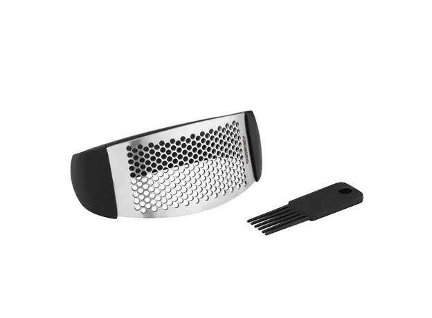 ნივრის საჭყლეტი Ardesto Garlic press Gemini, 12cm, stainless steel steel, plastic, black, 4 image