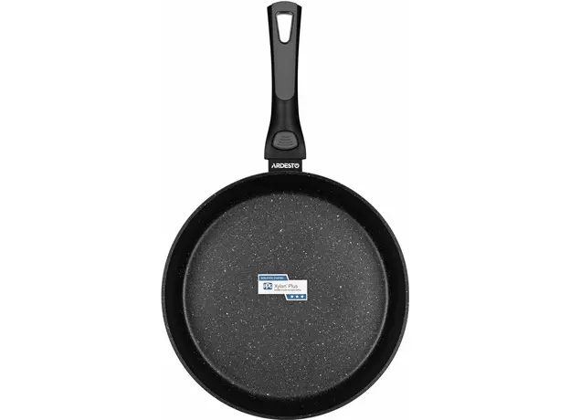 ტაფა Ardesto Deep Fry pan with removable handle Gemini Bari, 28cm, aluminium, black, 3 image