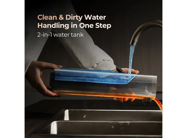 მტვერსასრუტი Uwant D700, 20,000Pa, 700ML, Wet And Dry Vacuum Cleaner With D-Shaped Rolling Brush, Grey, 15 image