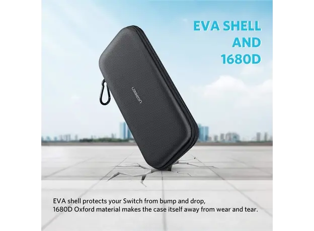 ქეისი UGREEN LP174 (50974), Portable Case for Nintendo Switch, Black, 7 image