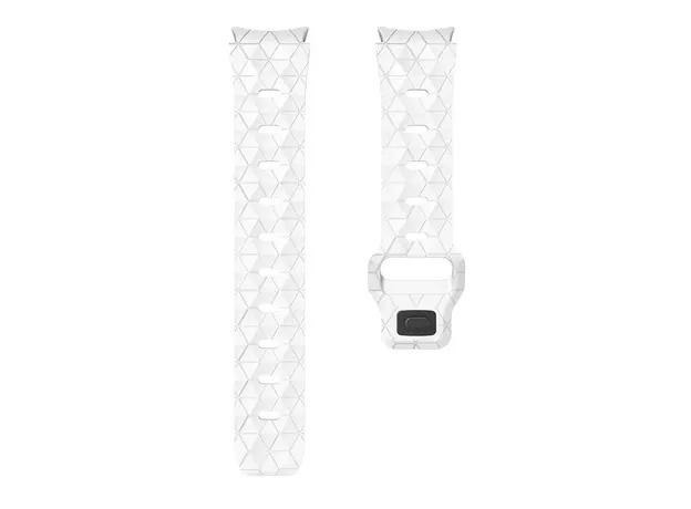 სმარტ საათის სამაჯური For Samsung Galaxy KLB-ZQWFKGJ-001 Silicone Watch Strap Band - White, 4 image